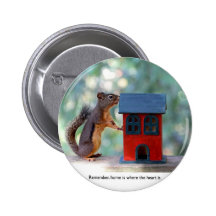 Home is Where the Heart Is Squirrel Buttons