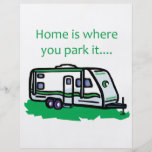 Home is where you park it. flyer