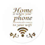 Home is where your phone automatically connects to stickers