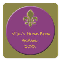Home Made Beer or Wine Labels Sticker