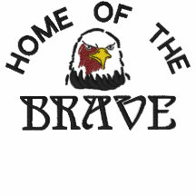 Home of the Brave Embroidered Shirt