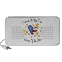 Home Of The Free Because Of The Brave Mp3 Speaker