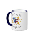Home Of The Free Because Of The Brave mugs