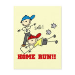 Home Run Boys Baseball Tshirts and Gifts Post Cards