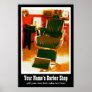 Home Salon or Hairdresser Vintage Advertisement