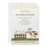 Home Sweet Farm Cow Invitation 5 x 7