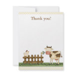 Home Sweet Farm Cow Thank you Card 4.25 x 5.5 invitations