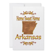 Home Sweet Home Arkansas Personalized Invite