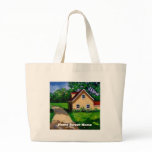 HOME SWEET HOME COUNTRY COTTAGE CANVAS BAG
