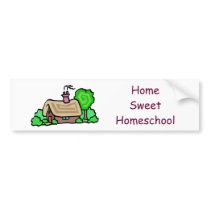Home Sweet Homeschool Bumper Sticker bumper stickers