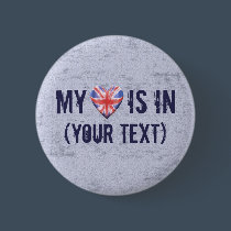 Home Town Heart buttons