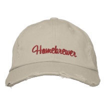Homebrewer Embroidered Hats