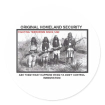 Homeland Security 1492 Sticker