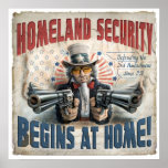 Homeland Security Begins at Home posters
