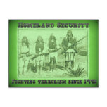 Homeland Security Fighting Terrorism Since 1492 Post Card