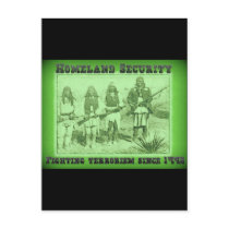 Homeland Security Fighting Terrorism Since 1492 Post Card