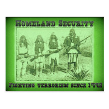 Homeland Security Fighting Terrorism Since 1492 Post Card