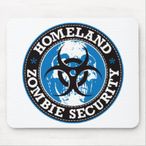 Homeland Zombie Security Skull - Blue