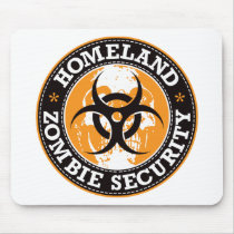 Homeland Zombie Security Skull - Orange