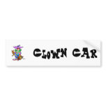 Homeless clown Suitcase & Dog bumper stickers