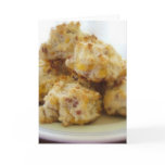 Homemade Bacon Cheddar Biscuit Notecards
