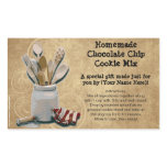 Homemade Cookie Mix Gift Jar Labels, Personalised stickers