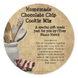 Homemade Cookie Mix Gift Jar Labels, Personalised stickers