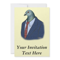 Homer Suit Personalized Invite