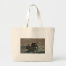 Homer Winslow Art Work Canvas Bag
