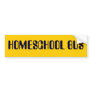 HOMESCHOOL BUS bumper sticker