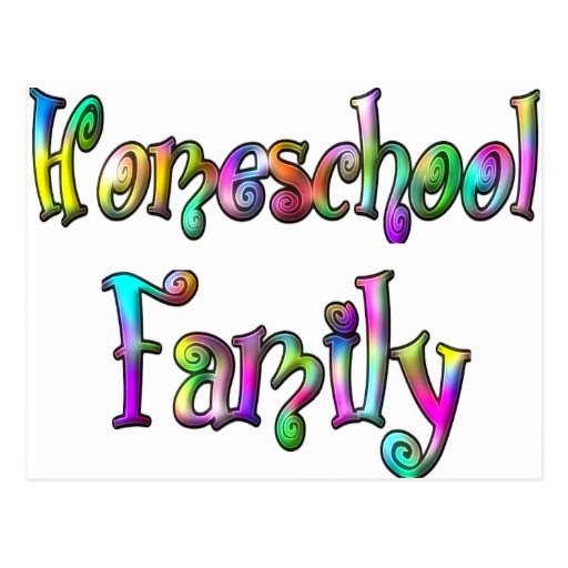Homeschool Family Post Card