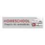 Homeschooling | Bumper Sticker | Customisable