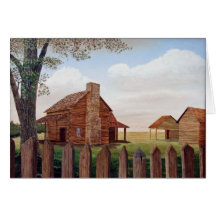 Homestead by Jim Ivey--Blank Notecard