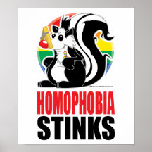 Homophobia Stinks Posters