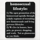 Homosexual Lifestyle Mouse Pads