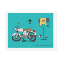 honda on the beach post cards