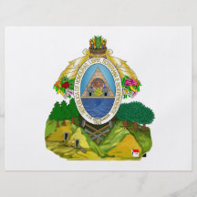 Honduras Coat of Arms Custom Flyer