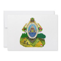 Honduras Coat of Arms Custom Invitations