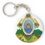 Honduras Coat of Arms Key Chain