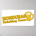 Honduras Drinking Team posters