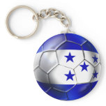 Honduras flag 5 star soccer ball futbol fans gifts keychains
