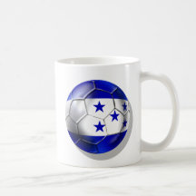 Honduras flag 5 star soccer ball futbol fans gifts mugs