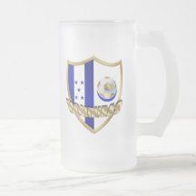 Honduras flag logo emblem La Catrachos Shield Coffee Mugs