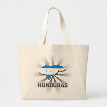 Honduras Flag Map 2.0 Canvas Bag