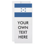 Honduras Flag Rack Card Template
