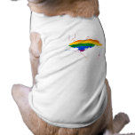 HONDURAS GAY PRIDE DOG TEE SHIRT