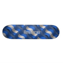 Honduras Waving Flag Skate Board