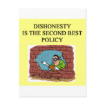 honesty is the best policy? postcards