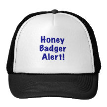 Honey Badger Alert Mesh Hats