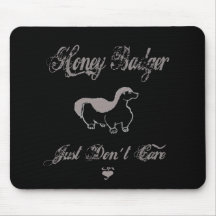 Honey Badger Blk Mousepads
